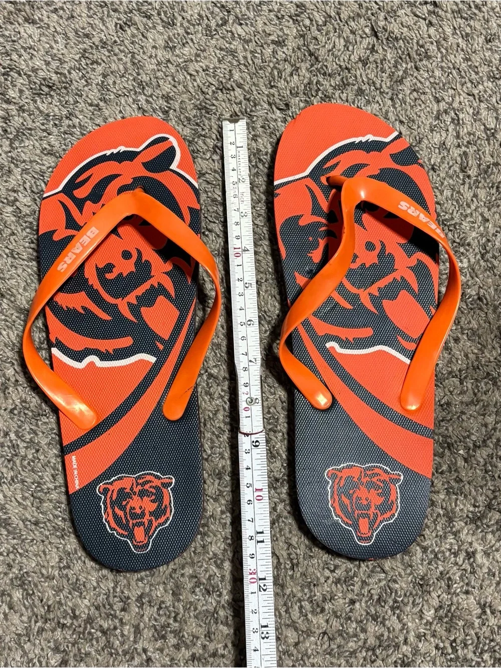 Chicago Bears Flip Flops - Unisex - Brand new, never worn